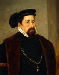 Portret van Maximiliaan II van Oostenrijk