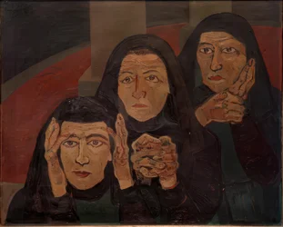 Drie treurende vrouwen (Lamenting women)