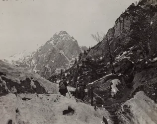 Album "Meine weltkriegs - Erinnerungen Zuid-West Front (Karinthië, Italië, Zuid-Tirol) 31/03/1915-12/11/1918 - Josef Zohles Wenen": Rosskofel (Monte Cavallo)