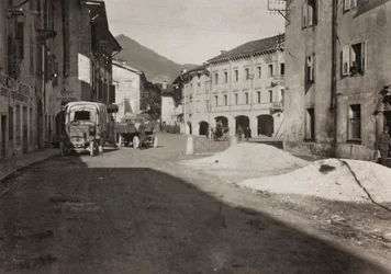 Album "Meine weltkriegs - Erinnerungen South-West Front (Karinthië, Italië, Zuid-Tirol) 31/03/1915-12/11/1918 - Josef Zohles Wenen": plein Tolmezzo