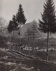 Album "Meine weltkriegs - Erinnerungen Zuidwestfront (Karinthië, Italië, Zuid-Tirol) 31/03/1915-12/11/1918 - Josef Zohles Wien": puin van Pliczna