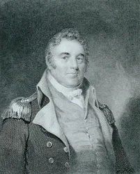 Richard Dale (1756-1826), gegraveerd door Richard W. Dodson naar een kopie van het originele schilderij door James Barton Longacre