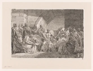 Socrates dicteert zijn testament