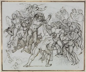 Bij het pekmeer, de kruidenier Ciampolo van Navarra (Dantes Inferno, Canto 22, V 34)