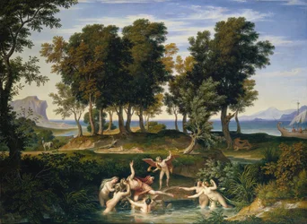 Landschap met de roof van Hylas