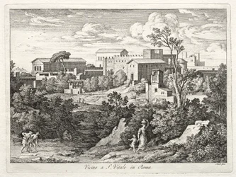 Uitzicht op San Vitale, Rome