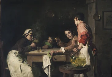 De kaartspelers, ca. 1897 (olieverf op doek)