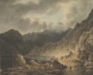 Storm over een meer, 1800-1811