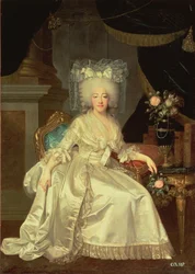 Portret van Louise Marie Josephine de Savoie, Gravin van Provence