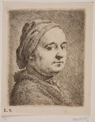 Borstbeeld van een Middelbare Man