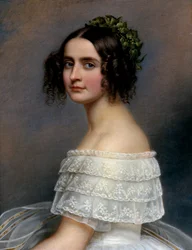 Portret van prinses Alexandra van Beieren