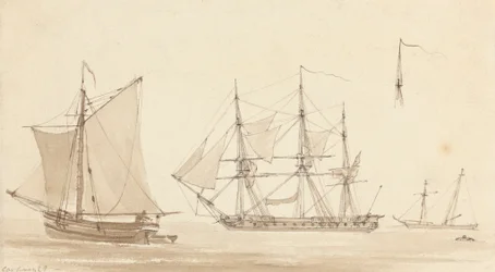 Schoener, Korvet en Vissersboot