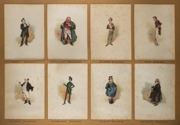 Acht Dickensiaanse personages