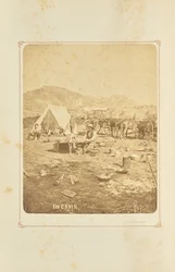 In het kamp