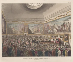 Society for the Encouragement of Arts etc., Adelphi, 1 juli 1809