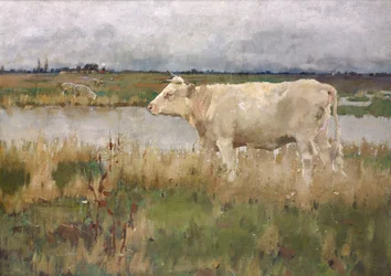 Een Lincolnshire-weide, c.1882-3