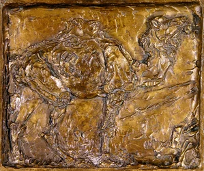 Kameel en ibex-plakkaten