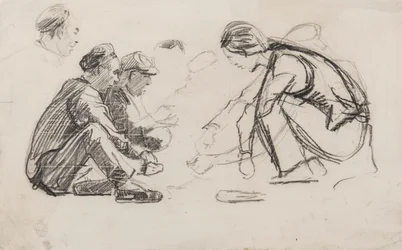 Zittende figuren