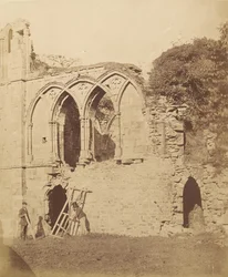 Easby Abbey. De Refter, 1850s