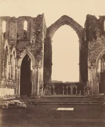 Fountains Abbey. De kapel van de negen altaren, interieur