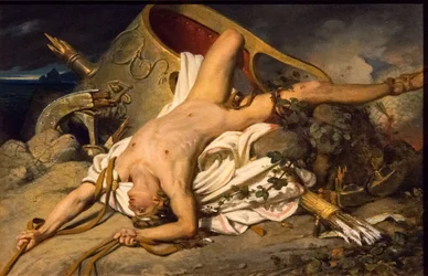 De dood van Hippolytus, 1825