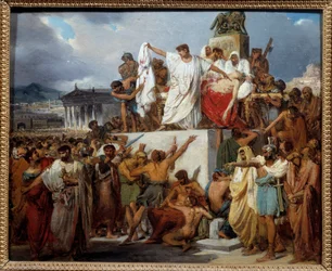De dood van Julius Caesar (Giulio Cesare of Julius Caesar)