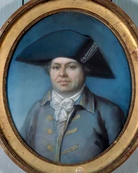 Portret van Georges Cadoudal (1771-1804). Hij is een van de beroemdste Chouans. Schilderij van Joseph Ducreux (1735-1802). 18e eeuw. Orléans, Museum voor Schone Kunsten
