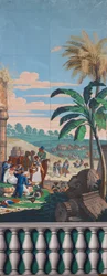 Scenisch behang: De slag bij Heliopolis