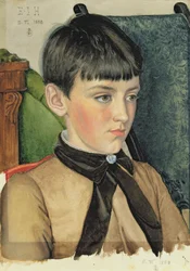 Portret van Isabella Harlock, 1888