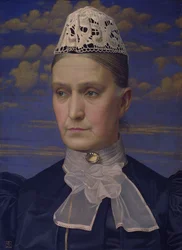 De moeder van de kunstenaar