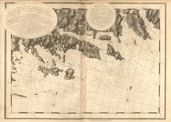 The Atlantic Neptune, gepubliceerd voor gebruik door de Royal Navy van Groot-Brittannië