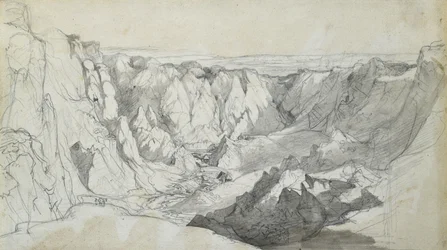 Carclase Tin Mine in Cornwall, c.1810