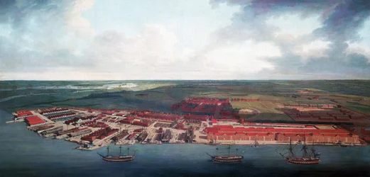 Chatham scheepswerf (Engeland), dankzij zijn geografische ligging was Chatham de belangrijkste haven van de Britse Koninklijke Marine in de 17e eeuw, daarna werd het in de 18e eeuw een belangrijk reparatie- en onderhoudscentrum
