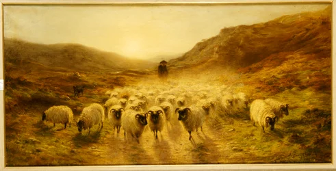 Het verlaten van de heuvels, 1874