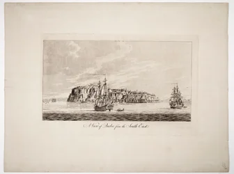 Een uitzicht op Quebec vanuit het zuidoosten, ca. 1781