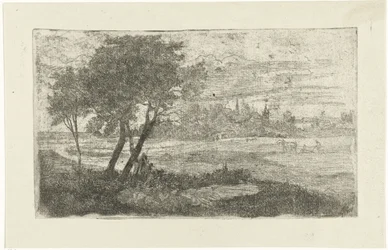 Landschap met een ploeger