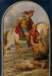 De heilige Martinus met de bedelaar