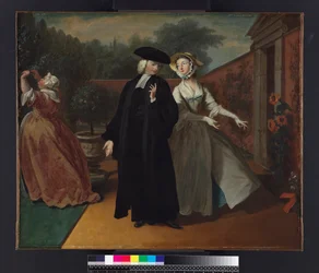 Pamela toont Mr. Williams een schuilplaats voor haar brieven, uit 