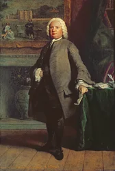 Portret van Samuel Richardson (1689-1761) 1750