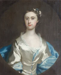Portret van een Vrouw, 1745