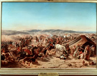 Verovering van Algerije (1830-1847): Verovering van de Smalah van Abd el Kader door de hertog van Aumale in Taguin