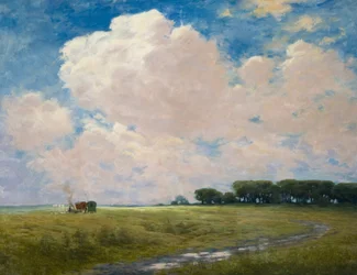 Zigeunerkampement op de Curragh