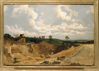 Grindgroeve op Shotover Hill, nabij Oxford, c. 1818