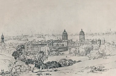 Londen vanuit Greenwich Park