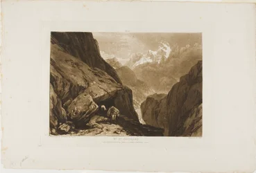 Sint Gotthard, plaat 9 uit Liber Studiorum