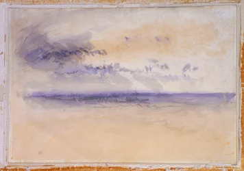 Voor de Kust: Zeegezicht en Wolken