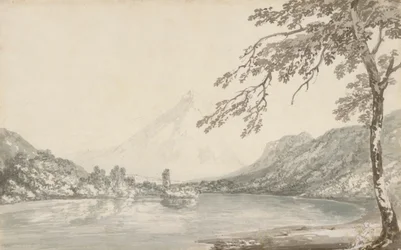 Aan de Aar tussen Unterseen en het Meer van Brienz