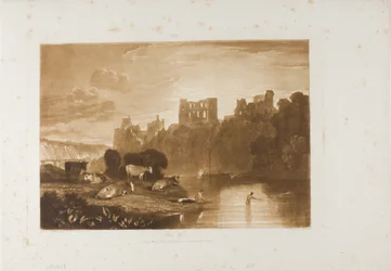 Rivier Wye, plaat 48 uit Liber Studiorum