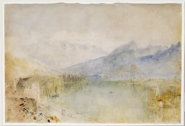 Het meer van Thun, ca. 1844