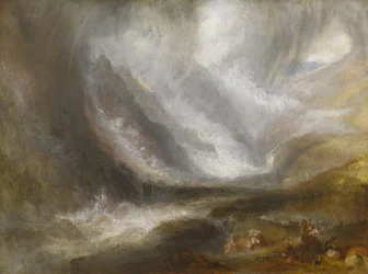 Vallei van Aosta: Sneeuwstorm, lawine en onweer, 1836-37